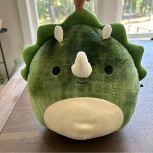 trey the triceratops squishmallow 8”